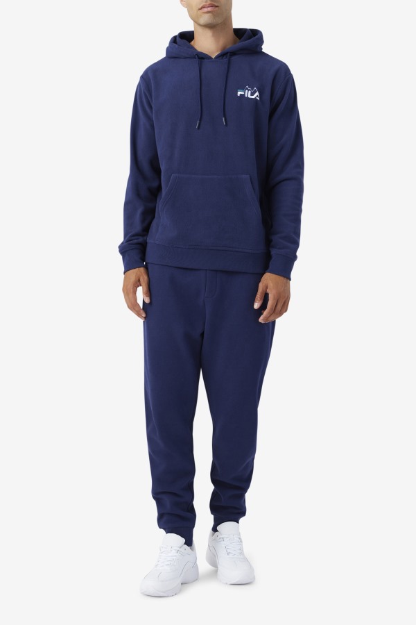Dinn Hoodie Navy/White/Deep Lake Fila Outlets