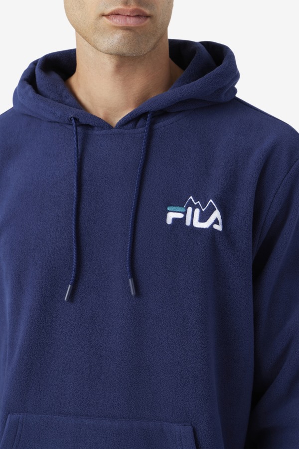 Dinn Hoodie Navy/White/Deep Lake Fila Outlets