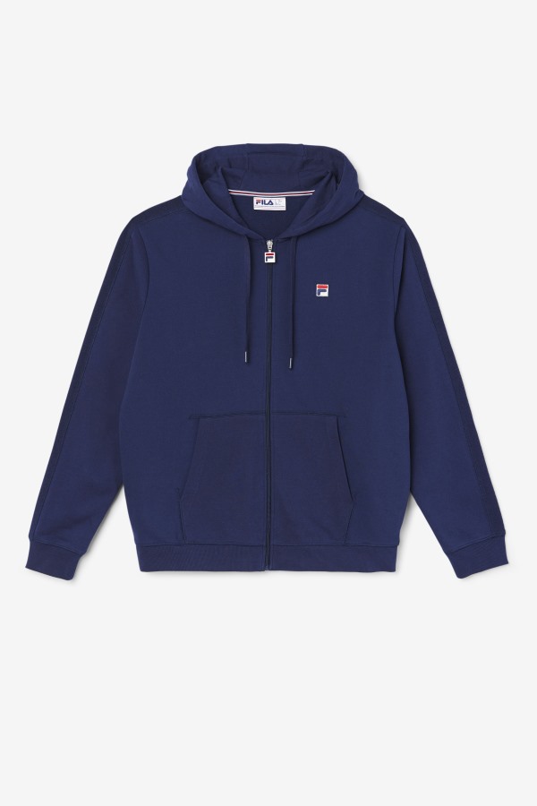 Navy Joey Full Zip Hoodie Fila Outlets