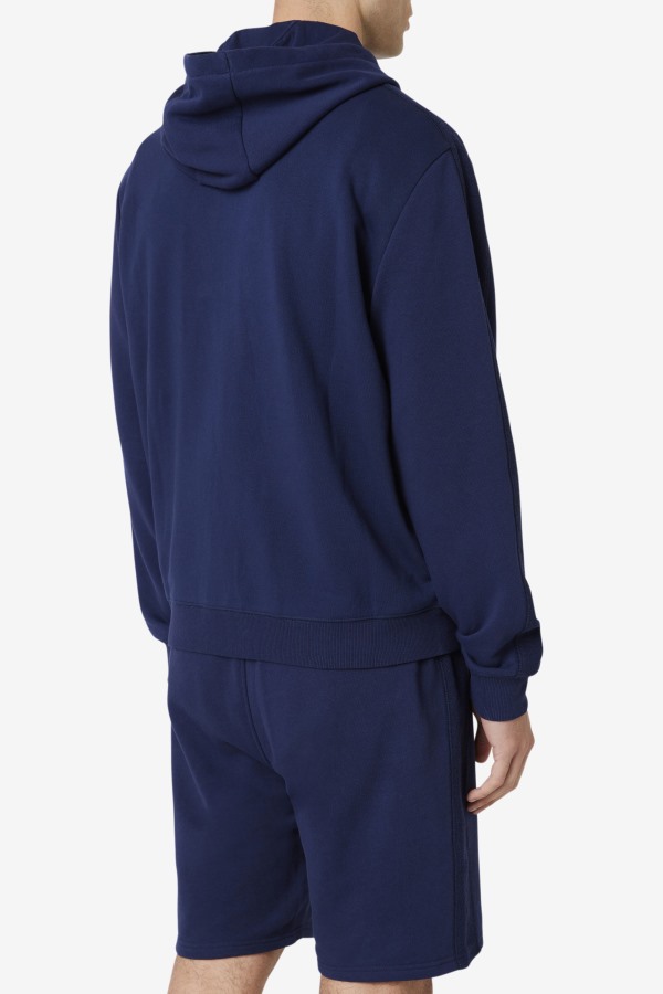 Navy Joey Full Zip Hoodie Fila Outlets