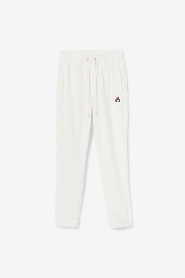 Ravid Velour Pant Egret Fila Outlets