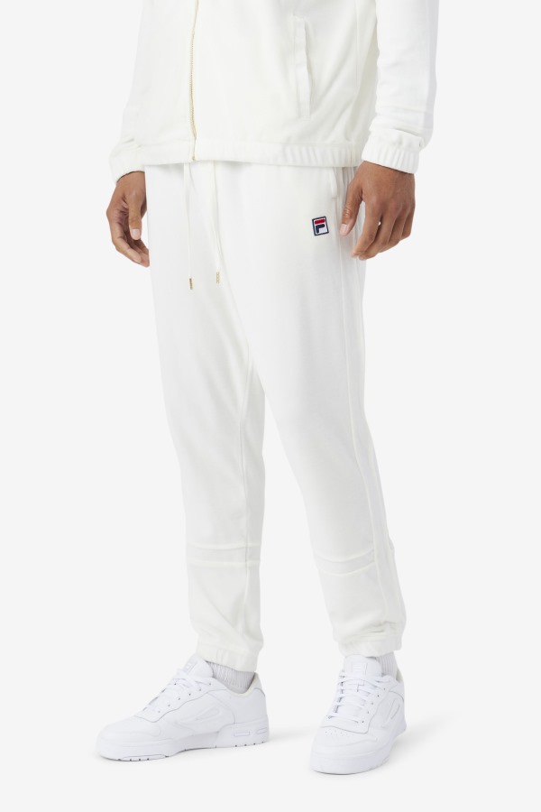 Ravid Velour Pant Egret Fila Outlets