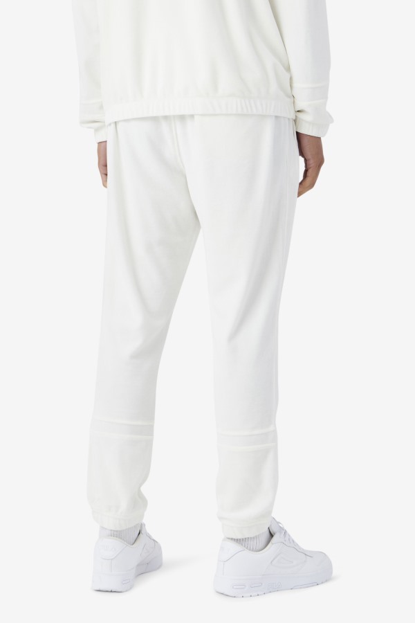Ravid Velour Pant Egret Fila Outlets