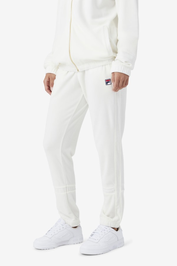 Ravid Velour Pant Egret Fila Outlets