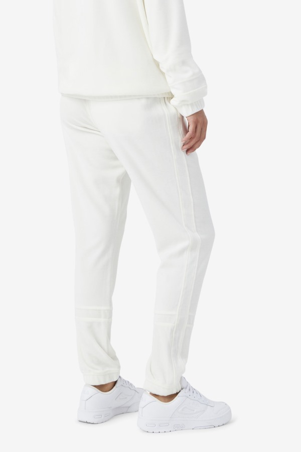 Ravid Velour Pant Egret Fila Outlets