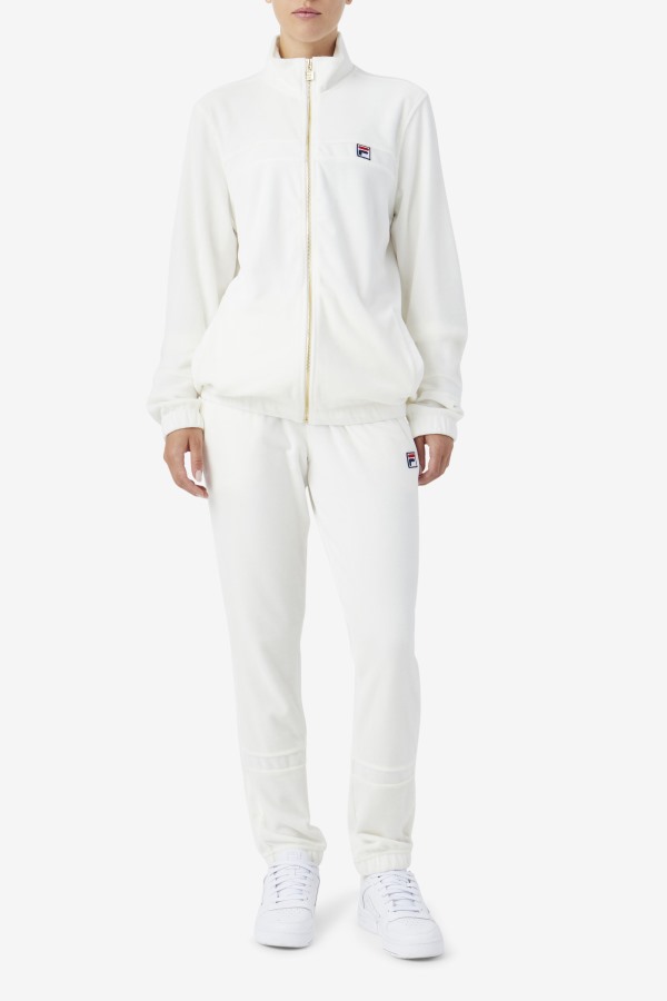 Ravid Velour Pant Egret Fila Outlets