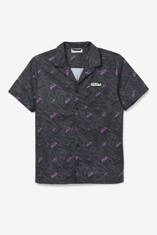 topo caban shirt Fila Outlets Black