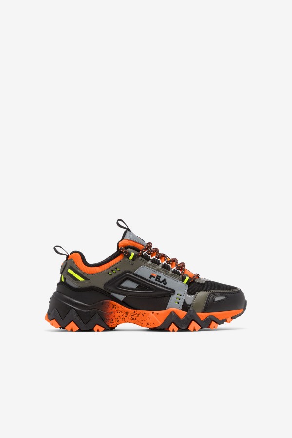 Orange/Tarmac/Black Fila Outlets Big Kids' Oakmont TR