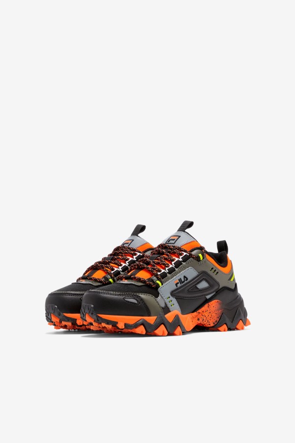 Orange/Tarmac/Black Fila Outlets Big Kids\' Oakmont TR
