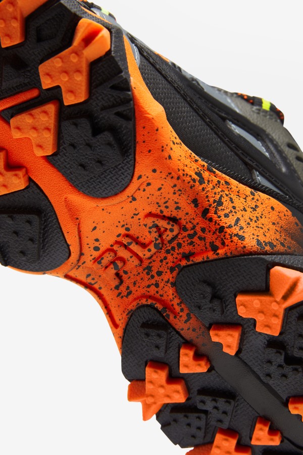 Orange/Tarmac/Black Fila Outlets Big Kids\' Oakmont TR