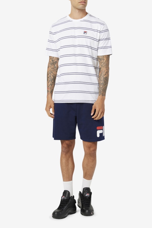 Felix Tee Fila Outlets White/Peacoat