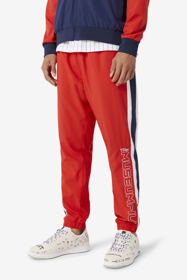 Fila x The Museum Track Pant Fila Outlets Red/Peacoat/White