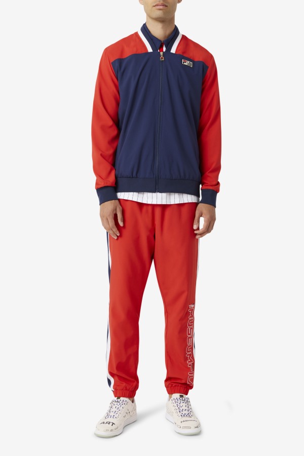 Fila x The Museum Track Pant Fila Outlets Red/Peacoat/White