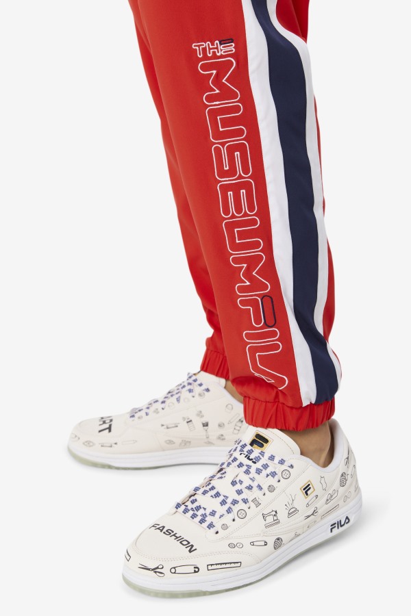 Fila x The Museum Track Pant Fila Outlets Red/Peacoat/White