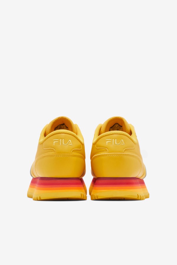 Fila Outlets Lemon/Rhubarb Women\'s Orbit Stripe