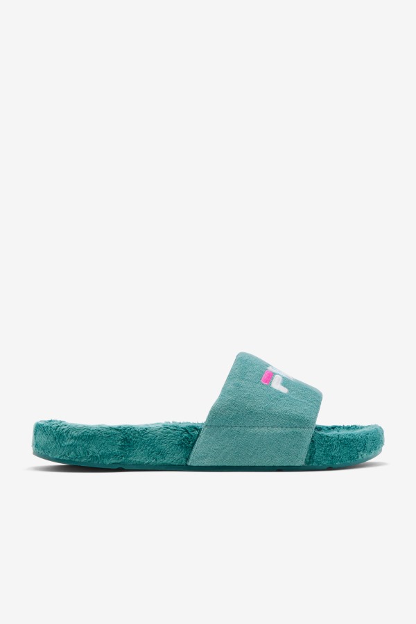 Terry Drifter Slide Bayou/Purple/White Fila Outlets