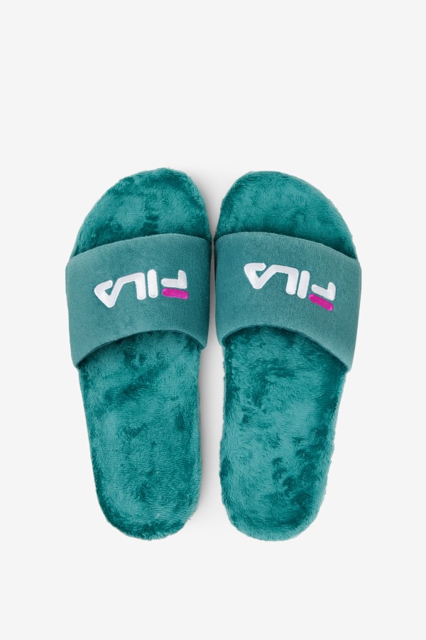 Terry Drifter Slide Bayou/Purple/White Fila Outlets