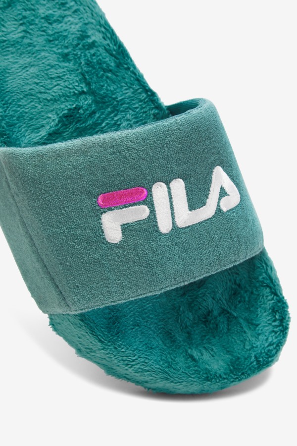Terry Drifter Slide Bayou/Purple/White Fila Outlets