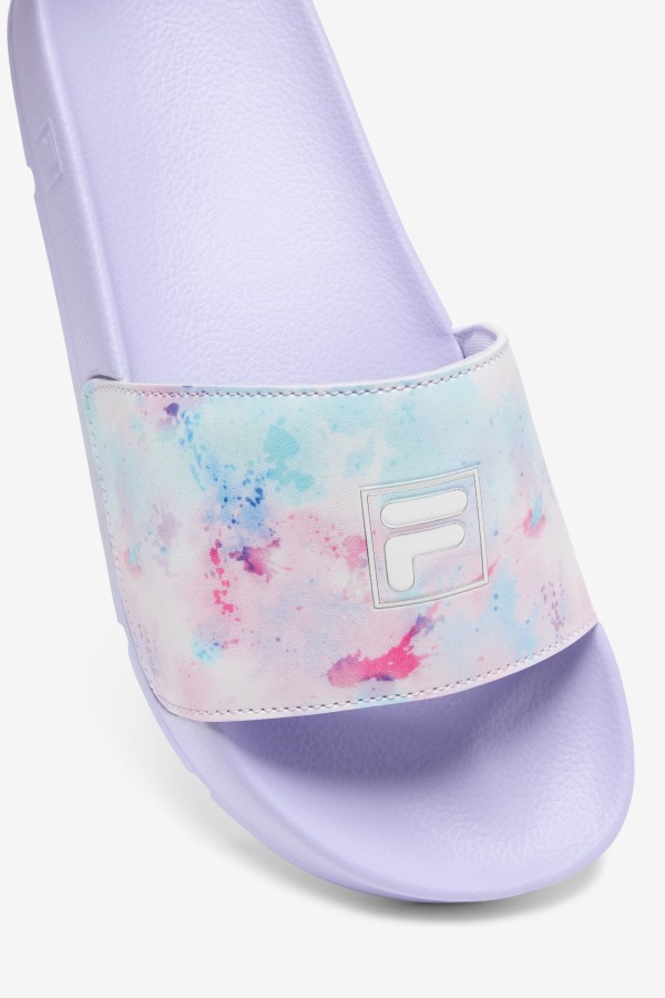 Multi/White/Purple Heather Women\'s Drifter Tie Dye Fila Outlets