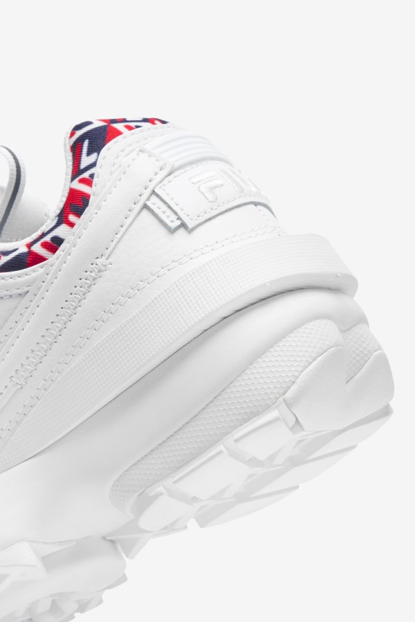 Fila Outlets White/Navy/Red Women\'s Disruptor 2 EXP Cubic