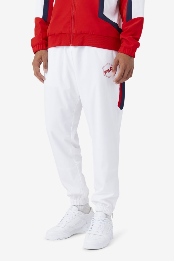 Fila Outlets Sanz Windpant White/Navy/Red