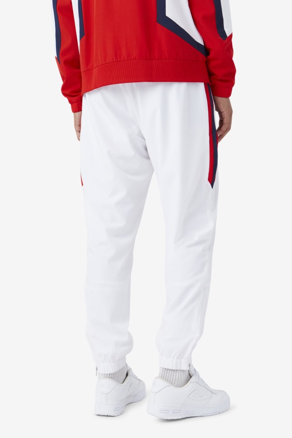 Fila Outlets Sanz Windpant White/Navy/Red