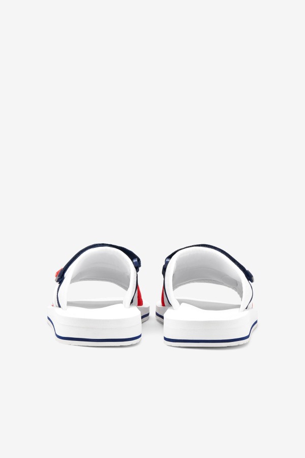 White/Navy/Red Fila Outlets Men\'s utility silde