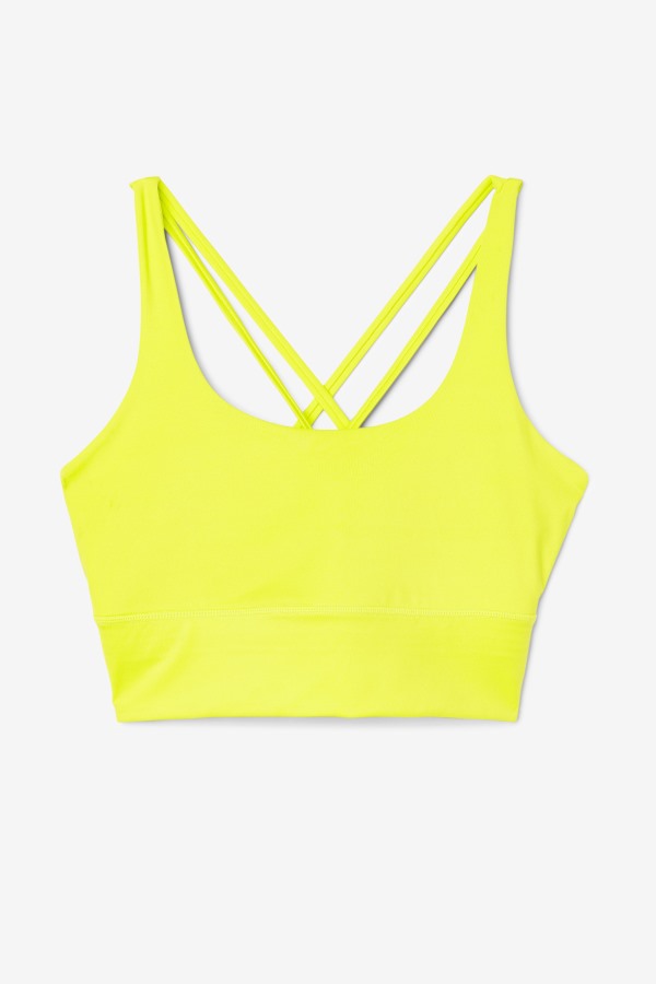 Sulphur Fila Outlets Uplift Cross Back Bra Top
