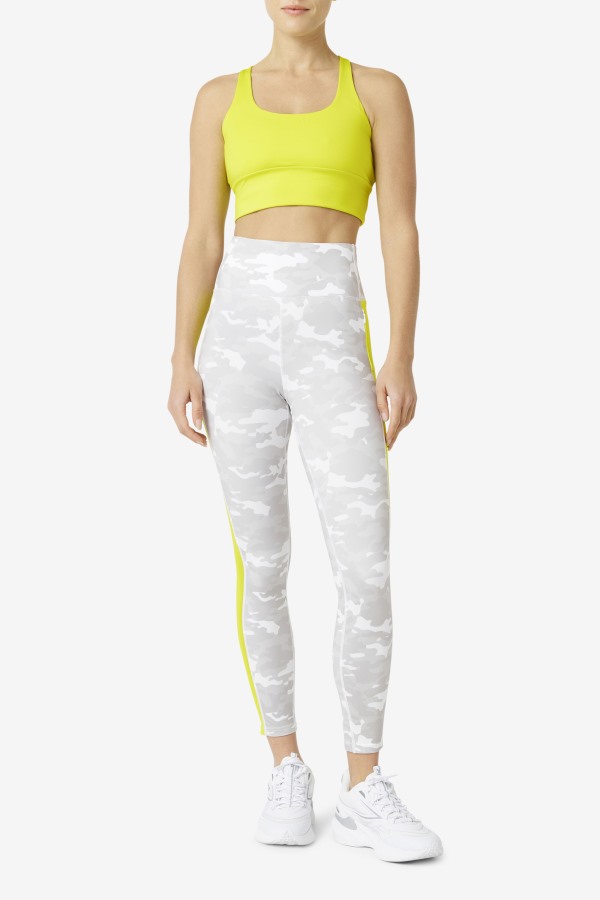 Sulphur Fila Outlets Uplift Cross Back Bra Top