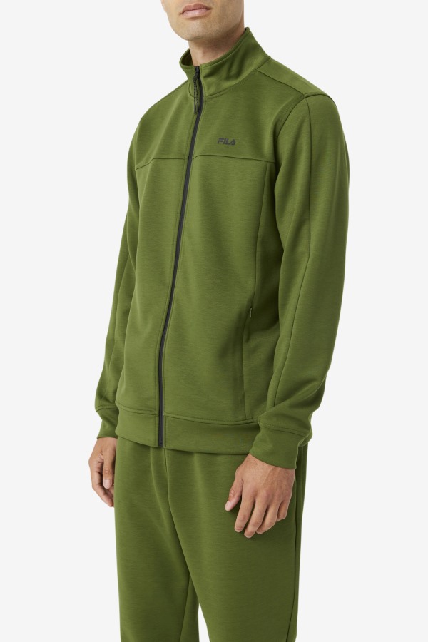 Chive/Black Gonal Zip Jacket Fila Outlets