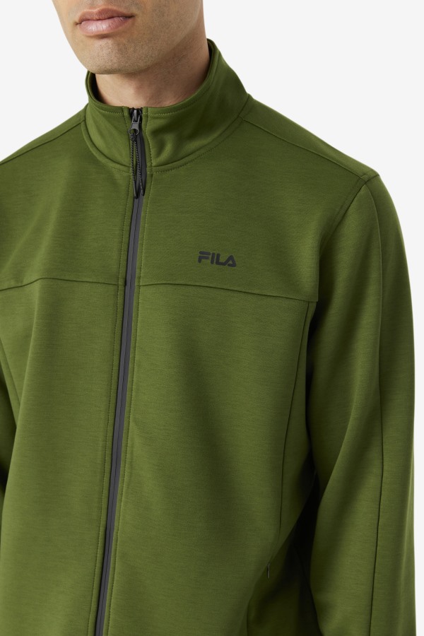 Chive/Black Gonal Zip Jacket Fila Outlets