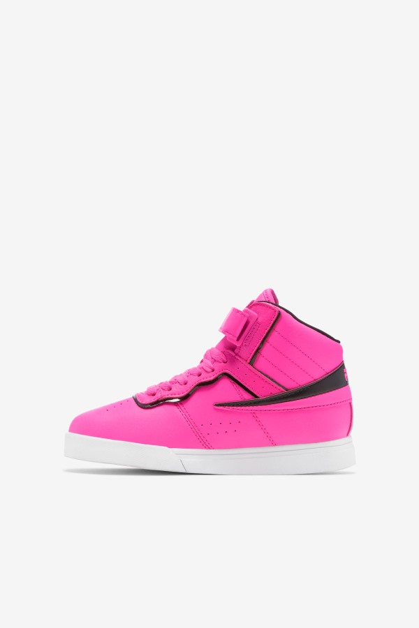 Kids\' Vulc 13 Top Block Fila Outlets Pink/White/Black