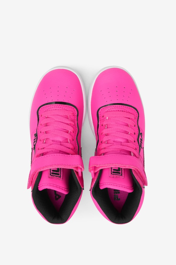 Kids\' Vulc 13 Top Block Fila Outlets Pink/White/Black