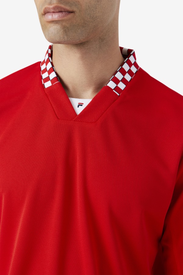 Fila Outlets Bevans Park Long Sleeve Tee Red