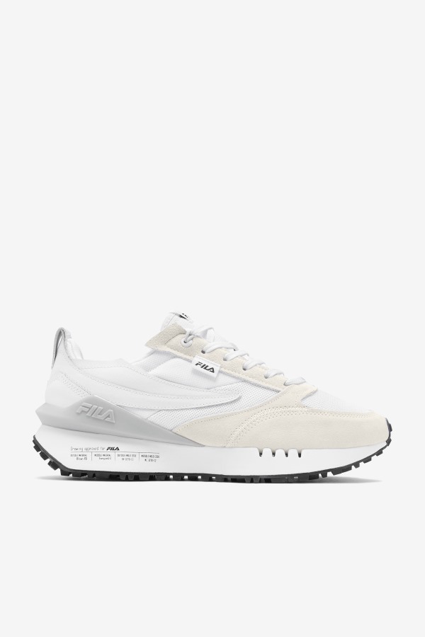 Men's Renno N-Generation Patched Fila Outlets White/Glacier Gray