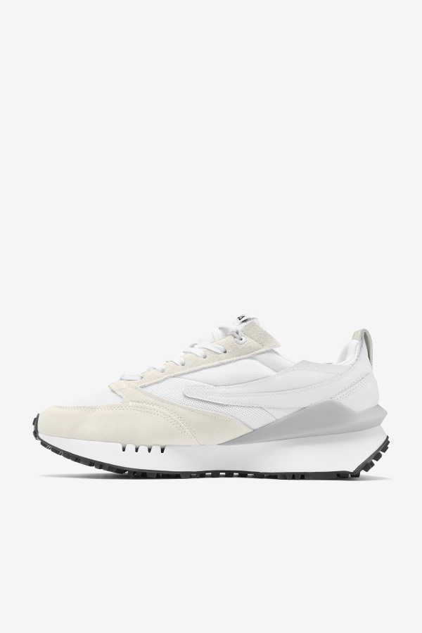 Men\'s Renno N-Generation Patched Fila Outlets White/Glacier Gray