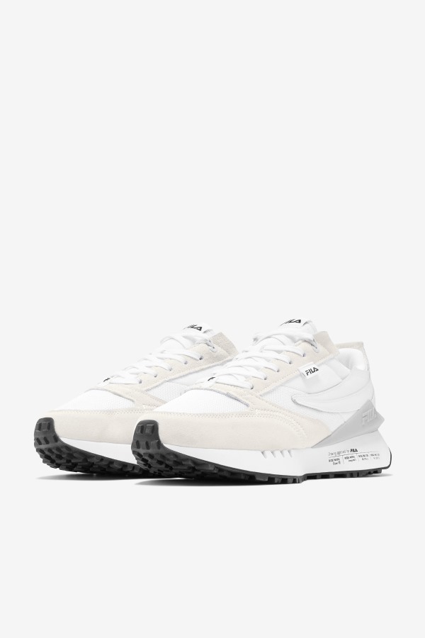 Men\'s Renno N-Generation Patched Fila Outlets White/Glacier Gray