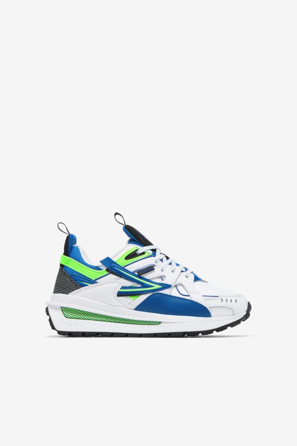 Fila Outlets Big Kids' Sandenal White/Blue/Green