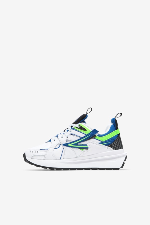 Fila Outlets Big Kids\' Sandenal White/Blue/Green