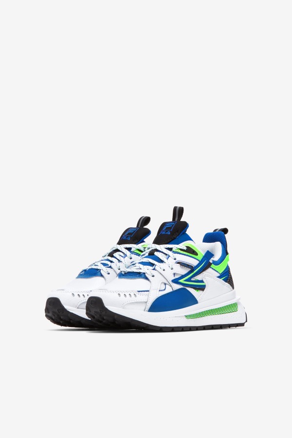 Fila Outlets Big Kids\' Sandenal White/Blue/Green