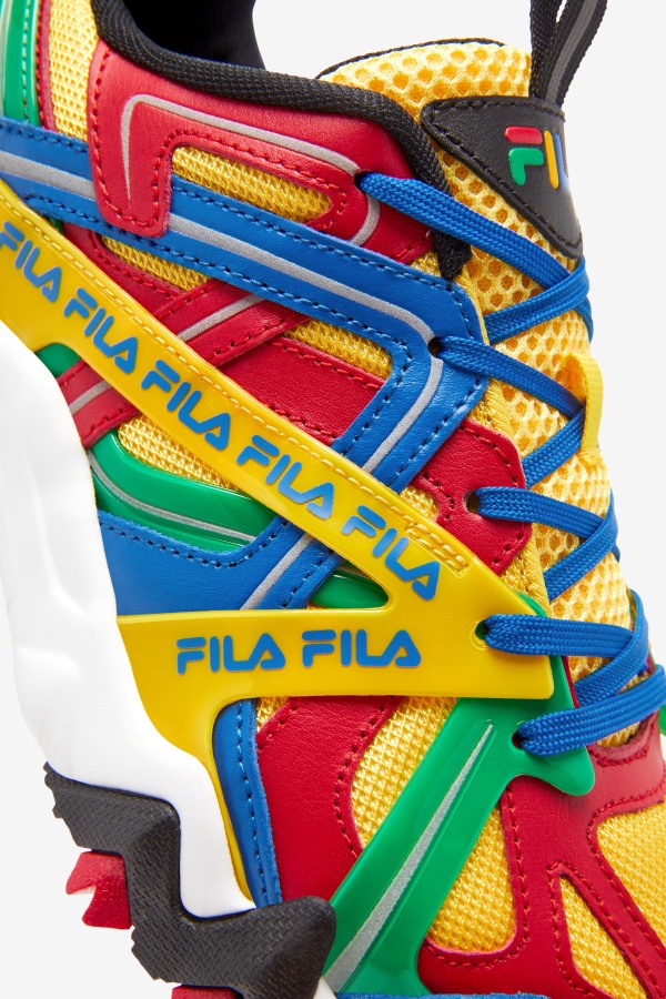 Fila Outlets Lemon/Red/Imperial Blue Women\'s Electromont