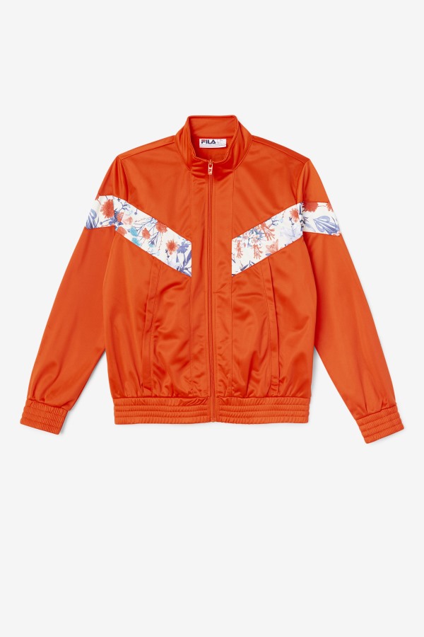 Kiara Track Jacket Fila Outlets Orange.Com