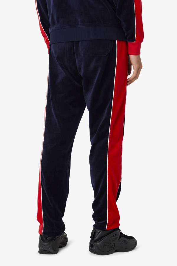 Peacoat/Gardenia/Red Fila Outlets Cima Velour Pant