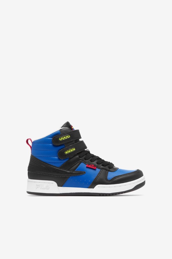 Black/Blue/Red Big Kids' F-14 Fila Outlets