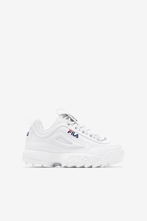 White/Peacoat/Red Kids' Disruptor 2 Fila Outlets