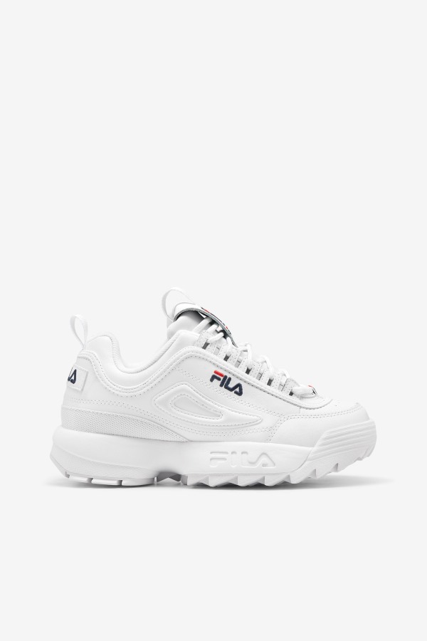 Fila Outlets Men's Disruptor 2 White/Navy/Red