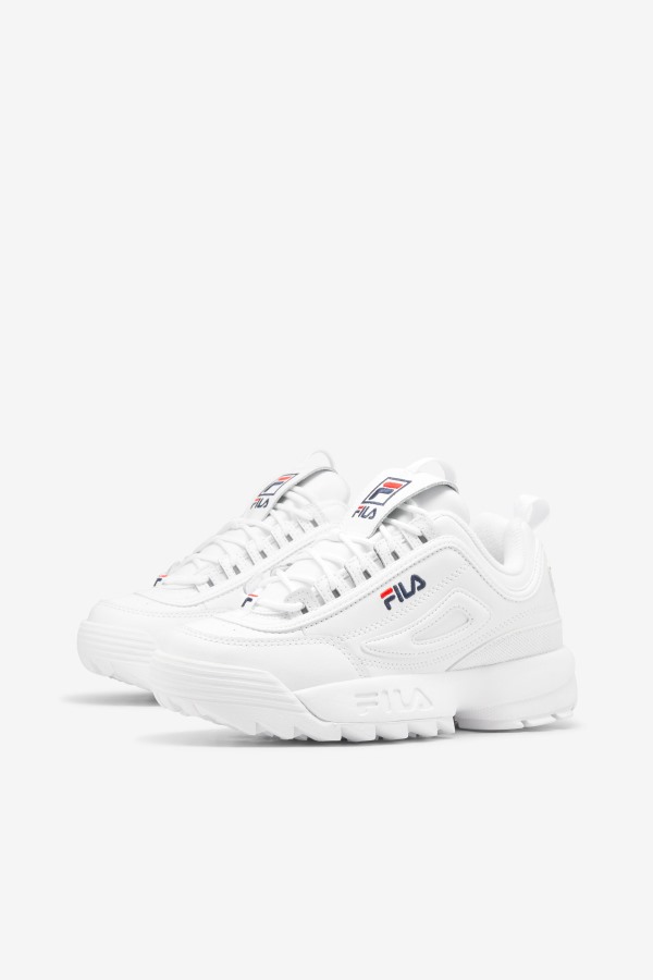 Fila Outlets Men\'s Disruptor 2 White/Navy/Red