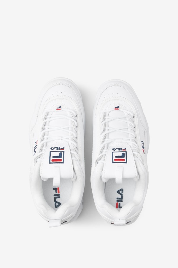 Fila Outlets Men\'s Disruptor 2 White/Navy/Red