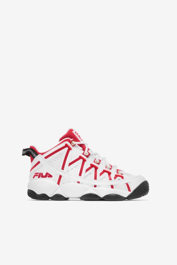 White/Red/Black Big Kids' Stackhouse Spaghetti Fila Outlets