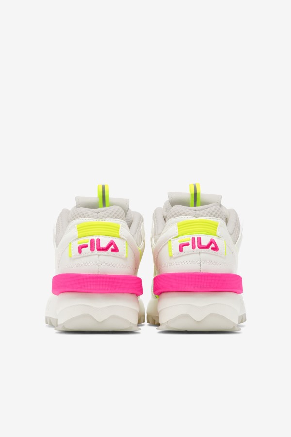 Fila Outlets Women\'s Disruptor 2 Exp White/White Sand/Pink Glo
